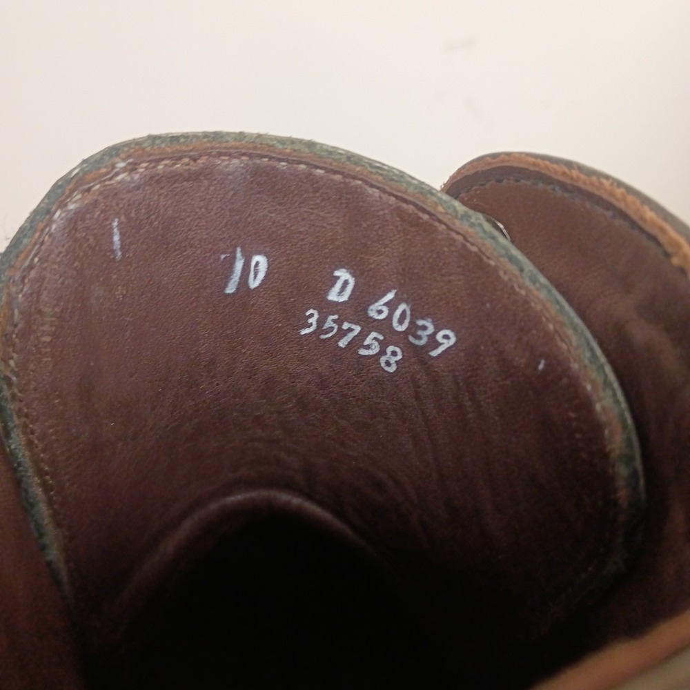 Allen Edmonds Long Branch Black Pebbled Leather Wingtip Boots Men's 10 D Vibram - Picture 12 of 15